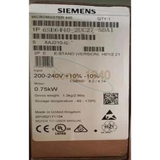 ONE NEW SIEMENS FREQUENCY CONVERTER 6SE6440-2UC27-5DA1 6SE6 440-2UC27-5DA1