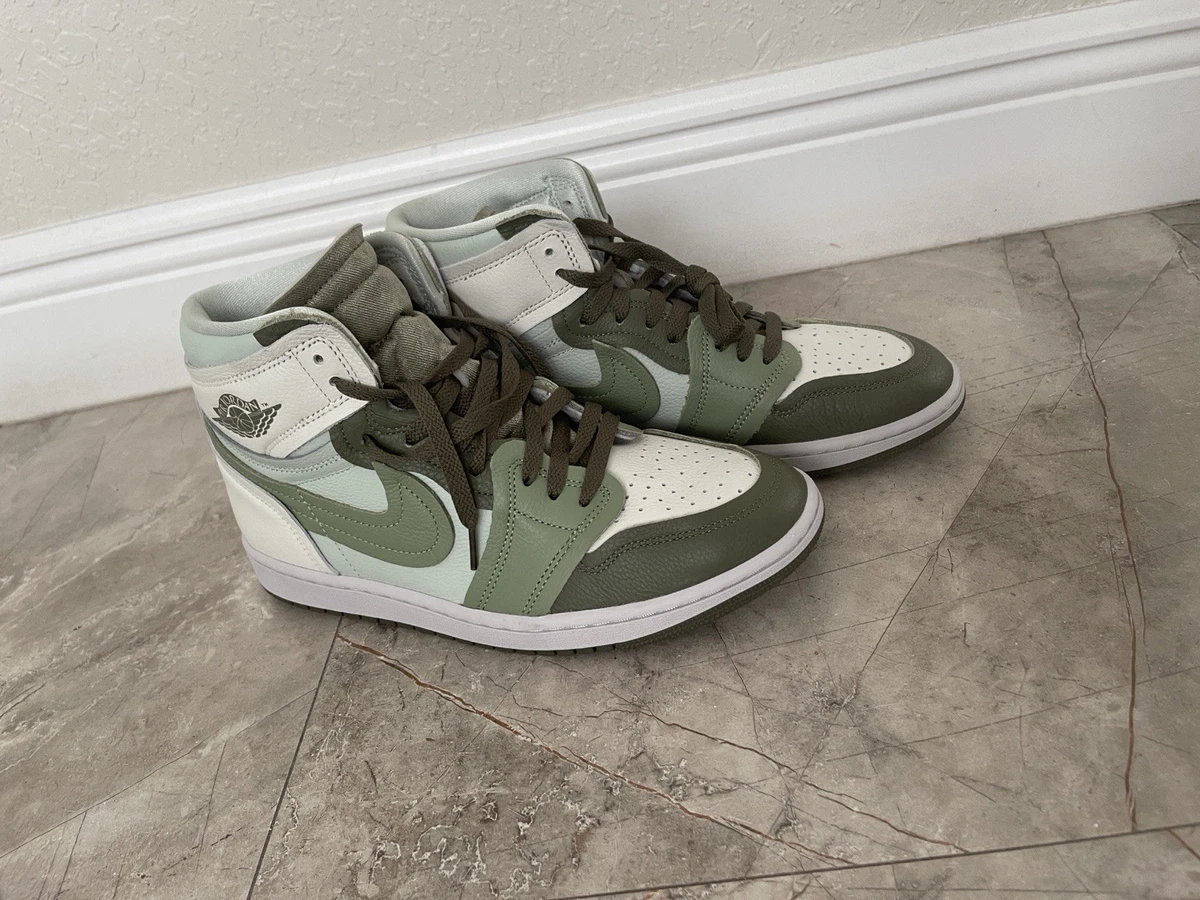 AIR JORDAN 1 HIGH G 9.5 ホワイト/グリーン Preços baixos em Jordan 1 Retro High Green | eBay