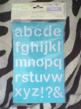 Crafter's Square Flexible Stencil - New - Lower Case Letters