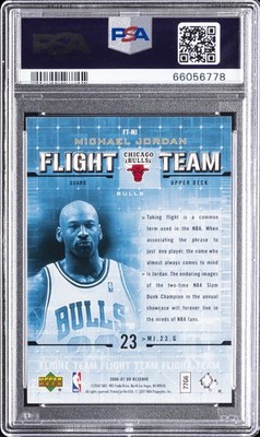 2006 UD RESERVE FLIGHT TEAM GOLD #FT-MJ MICHAEL JORDAN PSA 10 | eBay