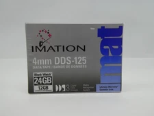 Imation DDS-125 4mm Data Tape 24GB/12GB DDS-3 ~ New Sealed