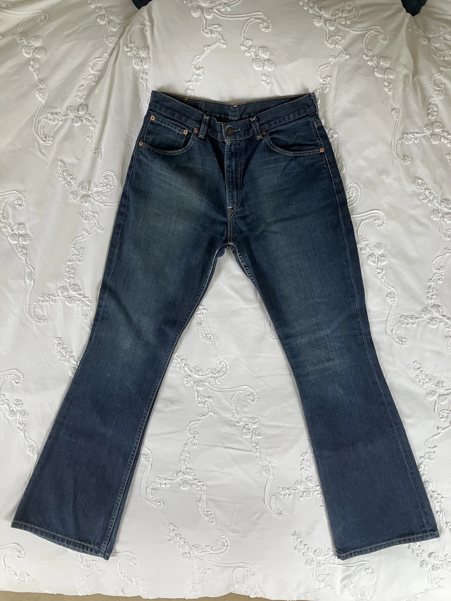 Jean Levi's 525 Pour Femme - Taille W29 L32, Coupe Bootcut Bleu, Occasion