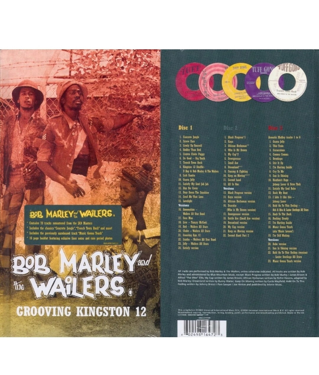 Bob Marley Grooving Kingston 12 (Jad Masters 19701972, 2004) for