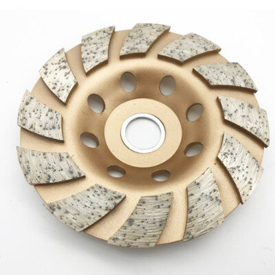 2 PCS 4'' Diamond Cup Grinding Wheel for Concrete Masonry Marble GraniteTurbo Row