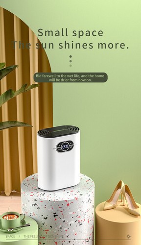 1.2L Portable Dehumidifier Air Dryer Purifier Moisture Absorber Machine Home use - Picture 13 of 14