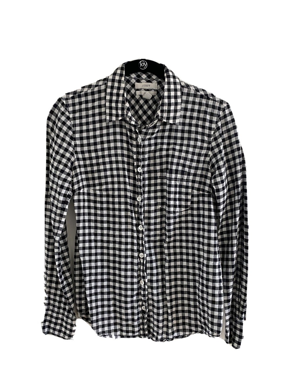 J crew gingham shirt womens cheap