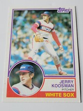 JERRY KOOSMAN 1983 Topps #153.  WHITE SOX