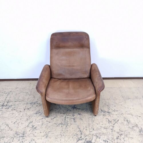 De Sede DS 50 real leather armchair in cognac relax function #13418 - Picture 4 of 11