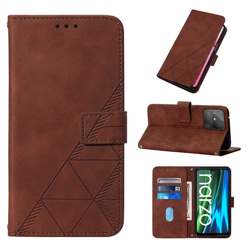 Hülle für Realme Narzo 50A Leder Handy Schutz Multifunktional Flip Cover - Bild 2 von 7