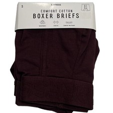 NWT EXPRESS Men's Comfort Cotton Boxer Briefs Underwear Sz S-XL Purple E1