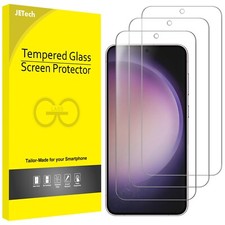 Screen Protector for Samsung Galaxy S23 / S23 Plus 5G 6.6-Inch, 3-Pack