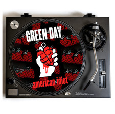 GREEN DAY Turntable Slipmat for Vinyl Records 12" DJ Slip Mat punk rock vinyls