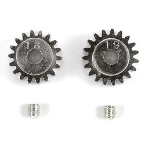 Tamiya 50355 18T, 19T AV Pinion Gear Set (TA01/TA02/M02/M03/M04/M05/TT01/TT02) - Picture 1 of 1