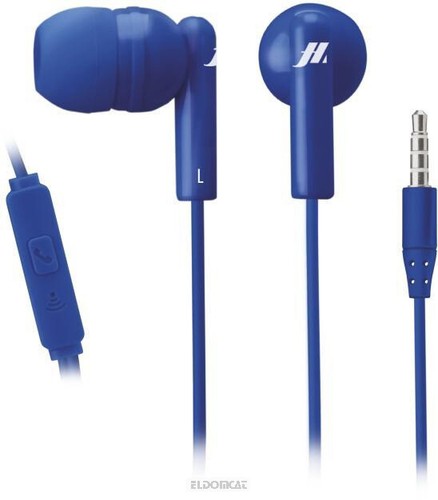 Auricolari Cuffie con Microfono Tasto di Risposta Jack 3.5 mm Blu Sbs  MHINEARB | eBay