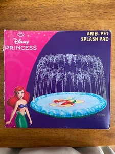 Disney Princess Ariel Pet Splash Pad Water Pool Dog