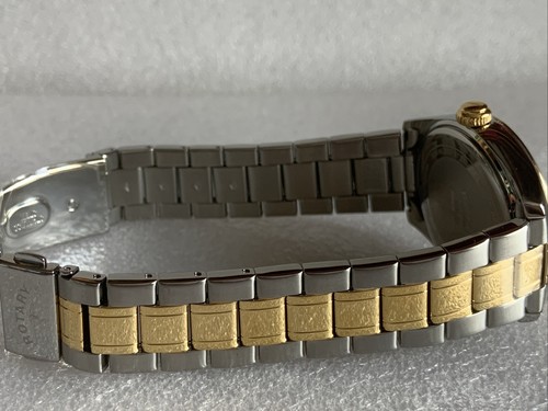 Rotary Men's Two Tone Stainless Steel Bracelet Watch GB03017/09 - Picture 11 of 12