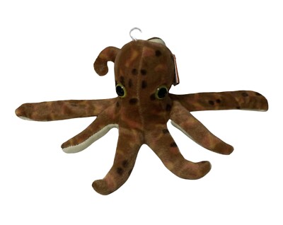 New Wild Republic Huggers Slap Bracelet OCTOPUS Plush Stuffed Animal Toy  NWT