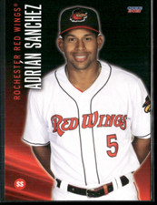 Adrian Sanchez 2021 Rochester Red Wings Team Set