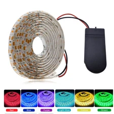 Button Battery box Powered  Flex LED Tape Lights DC5V 2835 LED stirp light 1M 2M