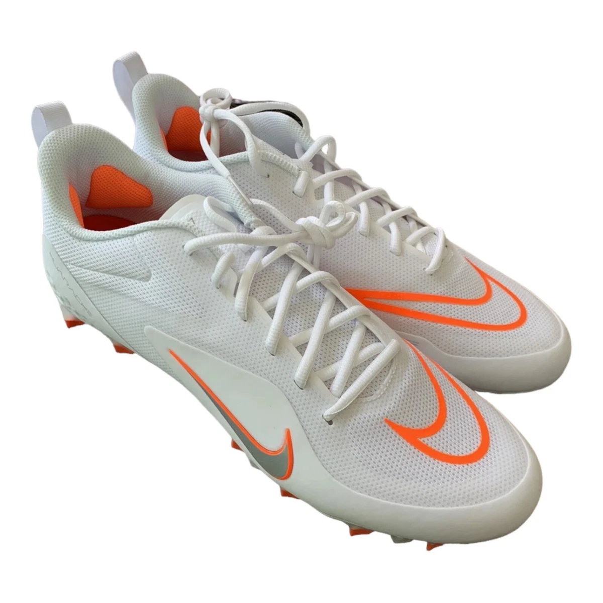 Nike Alpha Huarache 8 Elite LAX White Metallic Silver for  display picture 2