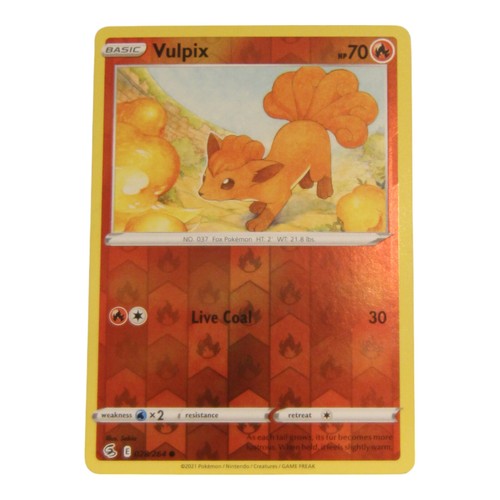 Vulpix #028 Reverse Holo - Pokémon TCG - Fusion Strike - Near Mint