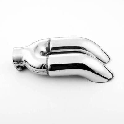 TOTALFLOW 47225P Universal 2-1/4 inch Bolt-On Double Wall 2.25 inch Exhaust Tip - Polished Finish