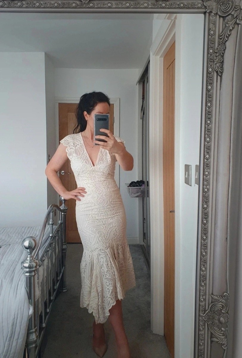 Reiss Anastasia Lace Flute Midi Dress - Main Image