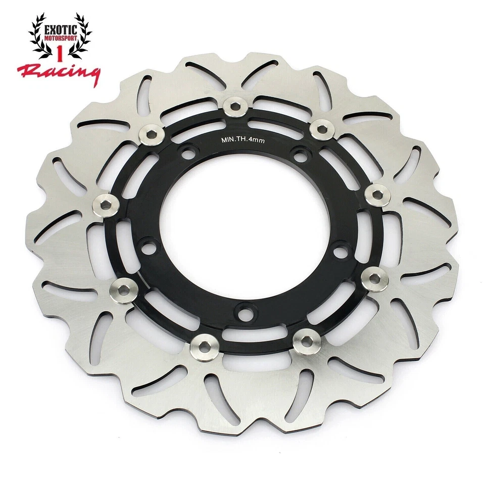 2 件前制动盘转子套装适用于铃木 Hayabusa 1300 2008 - 2020 波转子 — 第 3/4 张图片