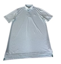 Johnnie O Performance Polo Shirt Medium M Tropical All Over Print Outdoors Men