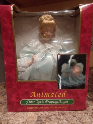 animated christmas angel doll