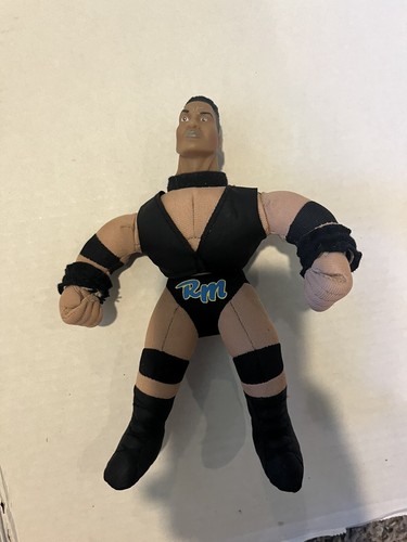 Figura de acción de peluche The Rock~Vintage 1998~Rocky Mavia 18' ~RARA WWF WWE muñeca de juguete
