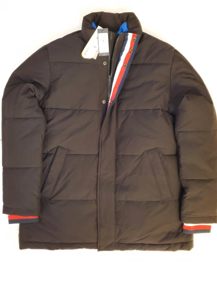 Tommy Hilfiger Primaloft Winter Jacket Puffer Coat Black Blue