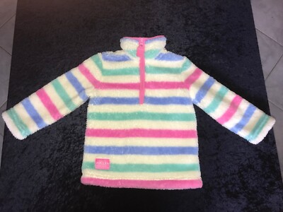 Warmer weicher Pullover mit kurzem Reisverschluss von Joules Gr. 98 TOP!
