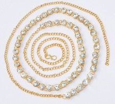 Beautiful CZ Stones Full Length Kamarband Waist Chain Belly Chain