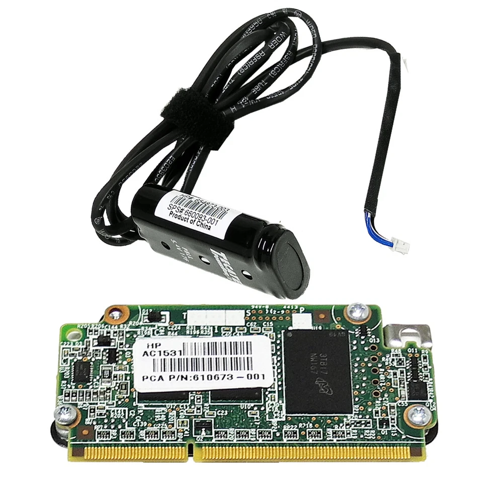 HP 633541-001 FBWC 512MB Memory Module BBU for Smart Array B320i DL360e G8 - Bild 2 von 4