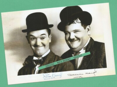 Found 4X6 PHOTO of Vintage Comedy Legend LAUREL and HARDY Funny Guys