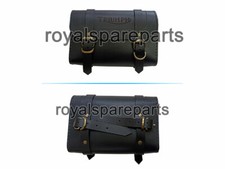 Universal Triumph Motorrad D1 Original Leder Werkzeug & Zubehör Tasche Schwarz