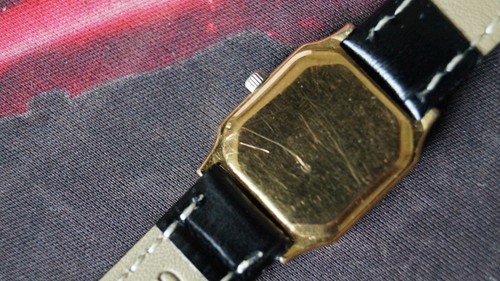 Ladies RAYMOND WEIL 18K Gold Electroplated Tri-Color Striped Watch Vintage uk - Picture 8 of 24