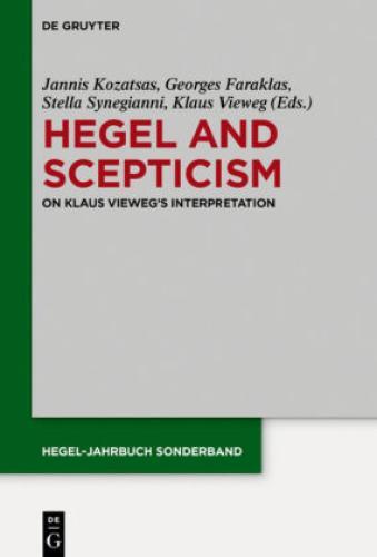 Thumbnail - Hegel And Scepticism On Klaus Vieweg's Interpretation 3516