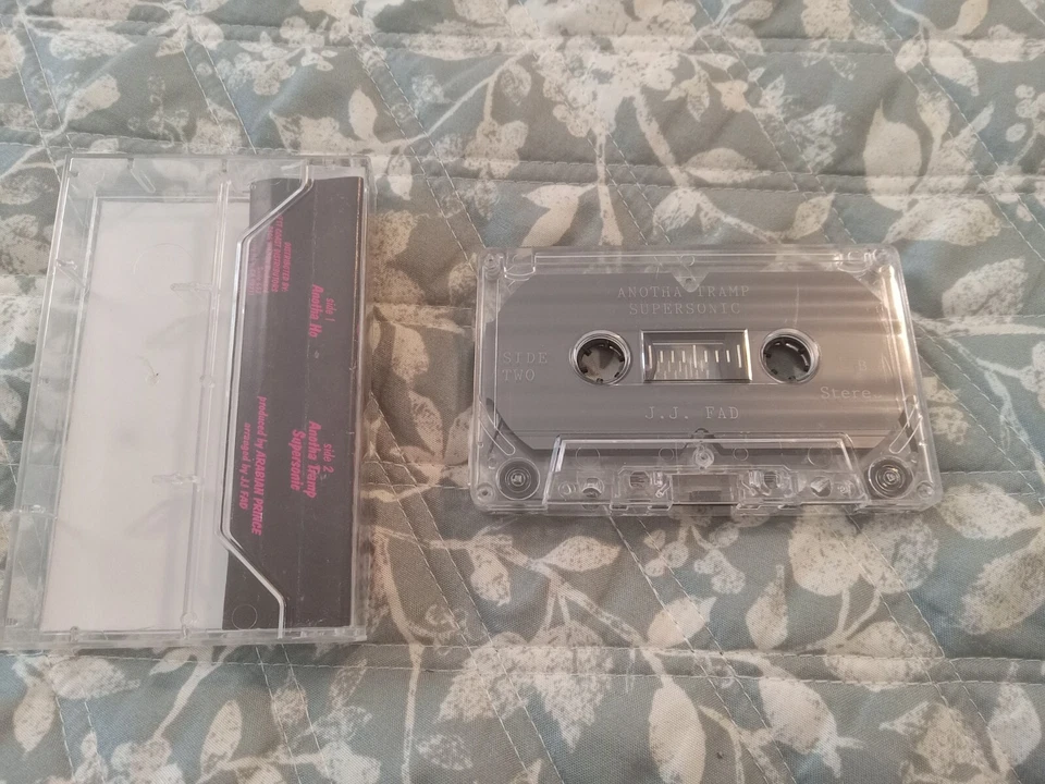 J.J. Fad Supersonic Anotha Ho Anotha Tramp Cassette Single Rare 1987 Electronic - Image 2 of 4