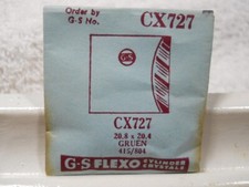 GS CX727 Watch Crystal Fit Gruen 415/804 - 20.8 x 20.4 mm - Replacement / Repair