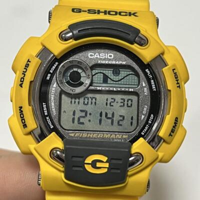 カシオ　Gショック　FISHERMAN　DW-8600YJ-9T CASIO G-SHOCK DW-8600YJ-9T FISHERMAN DW-8600 Men In Yellow