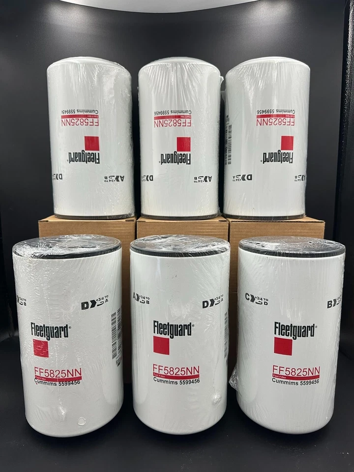 6PCS Peterbilt Kenworth Fleetguard FF5825NN Fuel Filter, 5599456 NanoNet X15 - Image 2 of 4