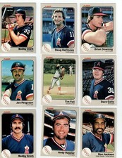 1983 FLEER BASEBALL- complete your set 1-250