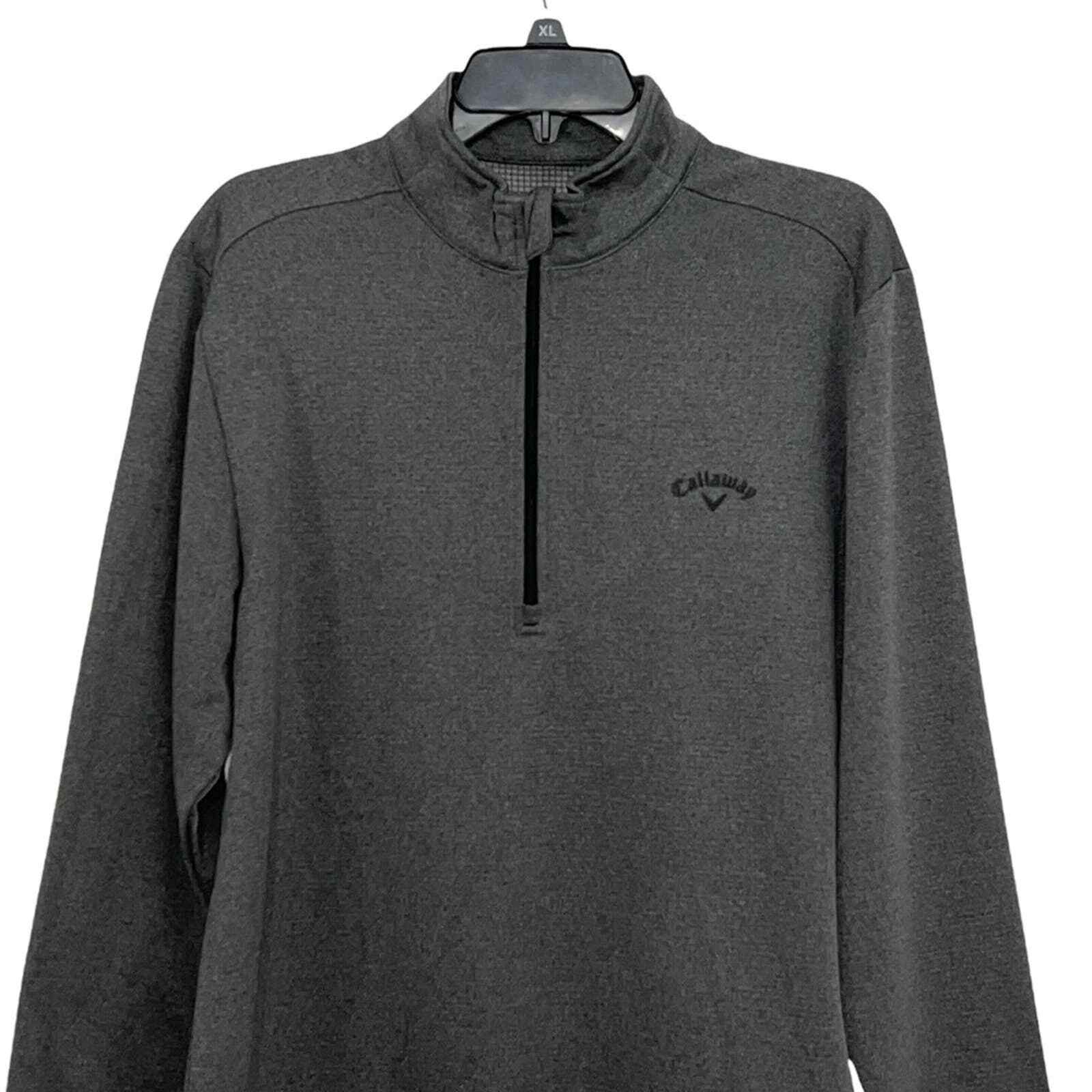 Callaway Men's Fleece Ottoman 1/4Zip Pullover Sweats… Gem