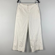 Everlane The Wide Leg Structure Pants Womens 2 Bone White