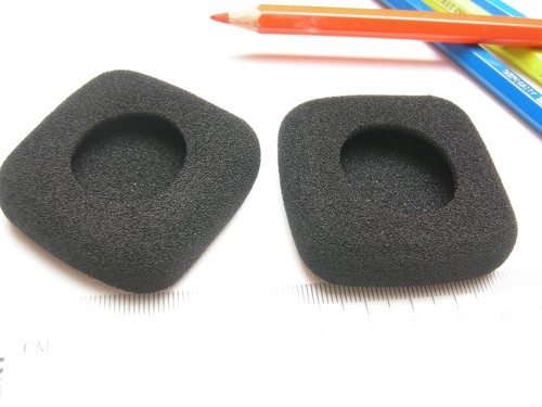 2 Ohrpolster aus Schaumstoff passt z.B. an Logitech Laptop Headset H555 - Bild 3 von 5