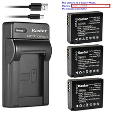 Kastar Battery Slim USB Charger for Panasonic DMW-BLE9 DMW-BLG10  Lumix DMC-GF5