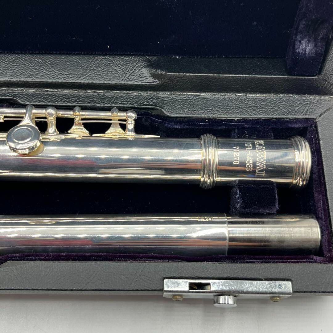 Kawai Flute Kfl-145Es E-Mecha Lip Silver With Case Used | eBay Kawai Flute Kfl-145Es E-Mecha Lip Silver With Case Used | eBay