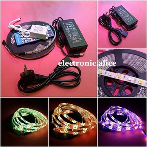 DC24V-5050-RGBW-RGB-Cool-Warm-white-5M-300-led-LED-Strip-Light-40ky-Controller